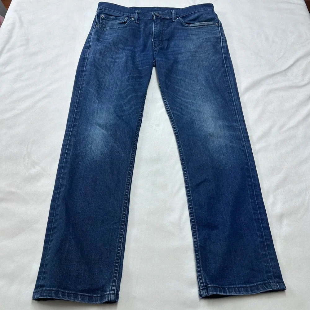 Levi 511 Slim Fit Jeans Mens 32x30 Blue Dark Wash Denim Pants